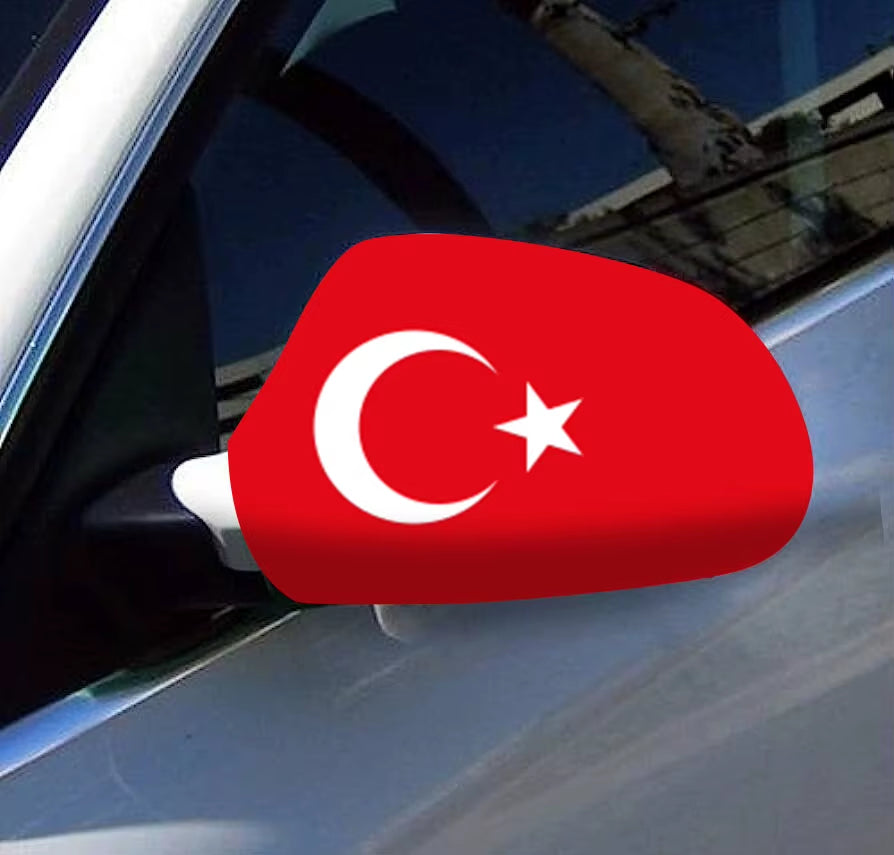 Türkei Flagge Autoabdeckung zur Dekoration von Seitenspiegel