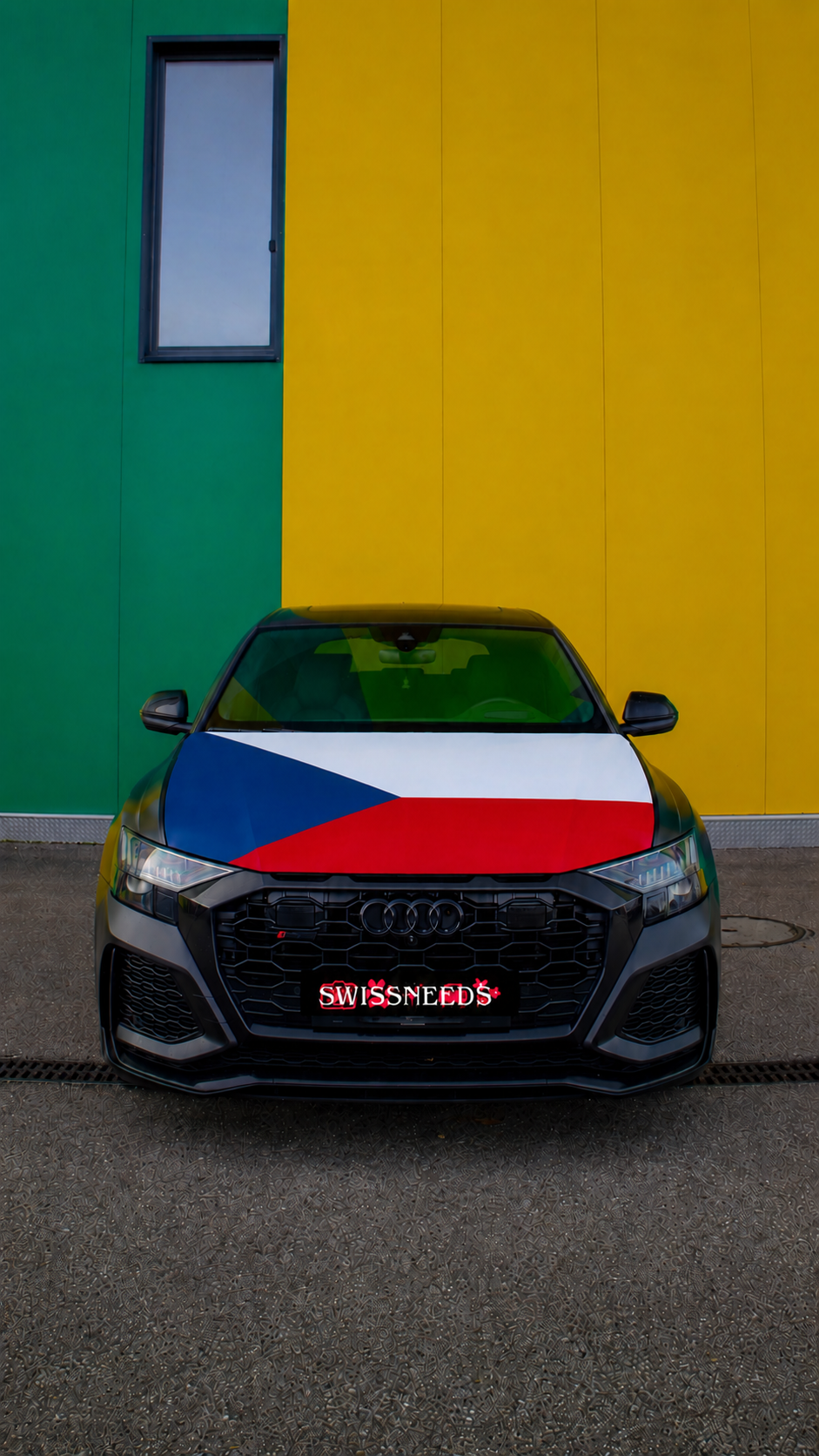 Tschechien Flagge Motorhaubenabdeckung