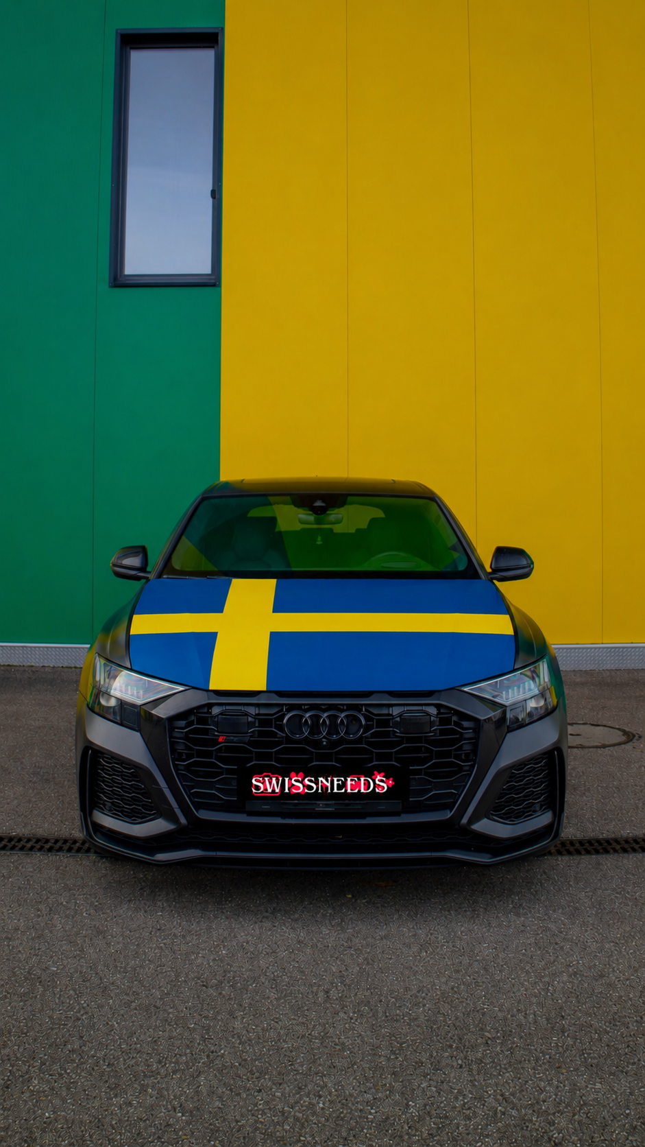 Schweden Flagge Motorhaubenabdeckung