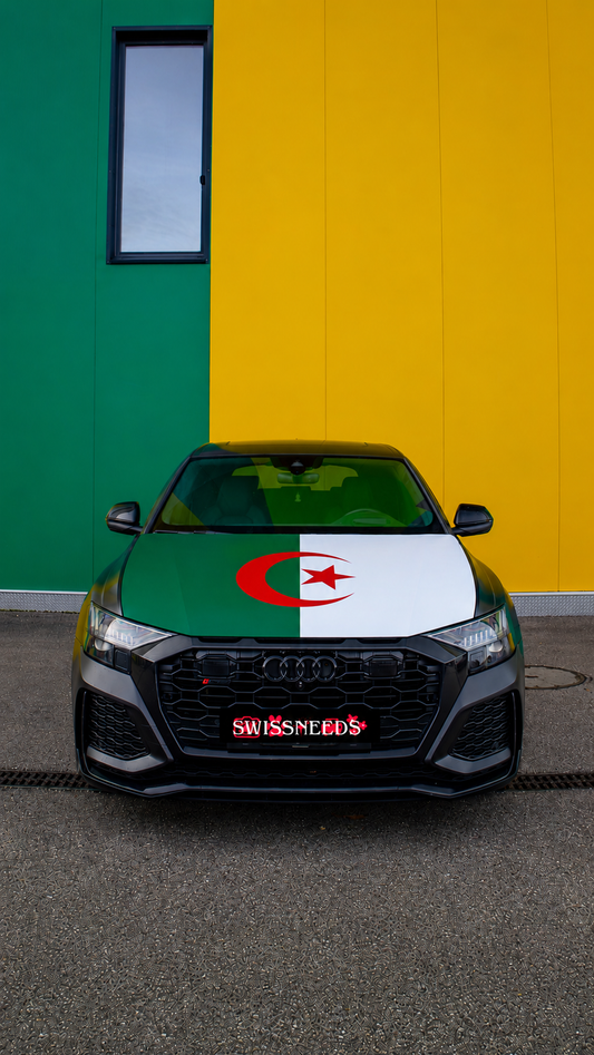 Algerien Flagge Motorhaubenabdeckung