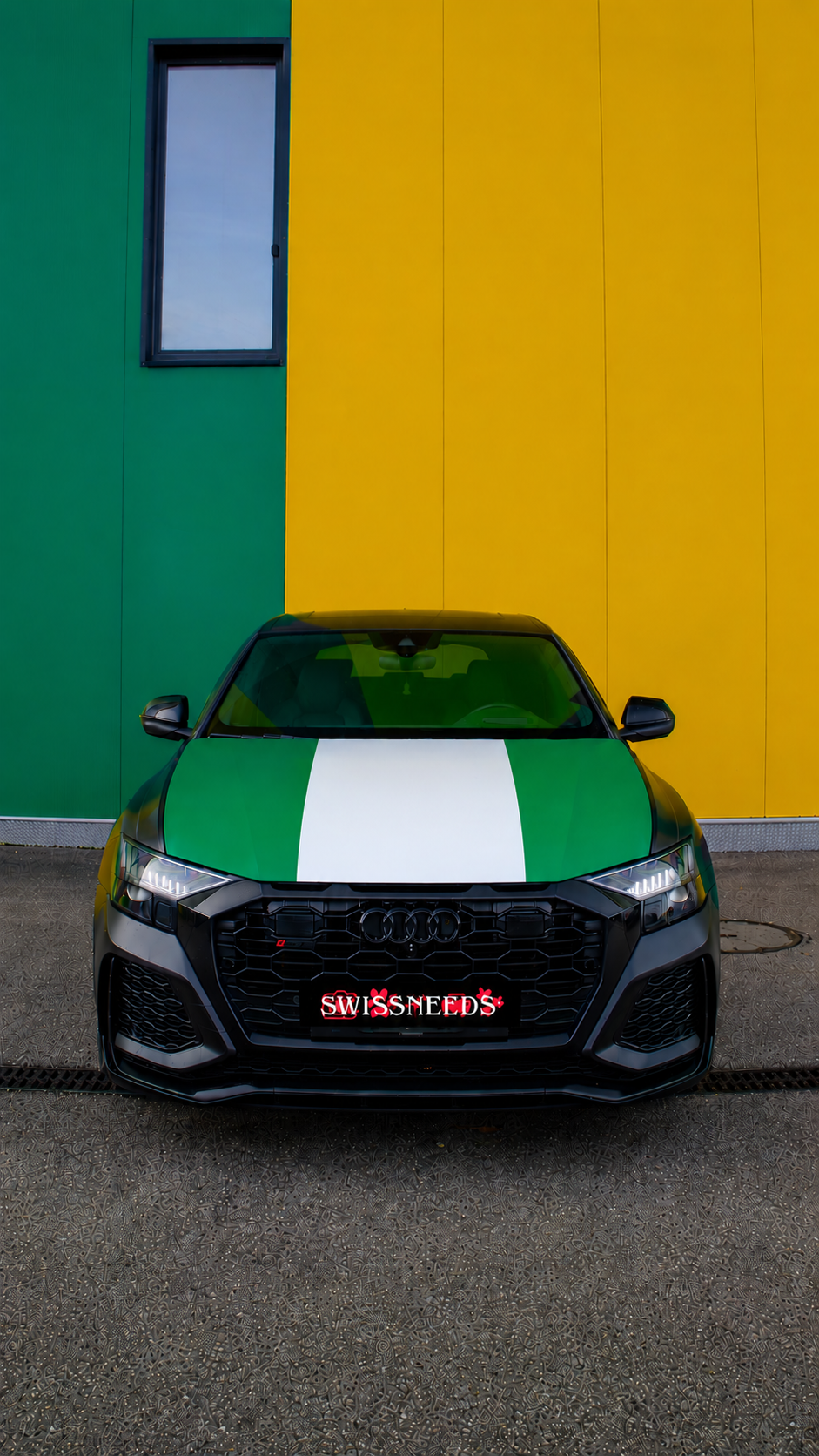 Nigeria Flagge Motorhaubenabdeckung