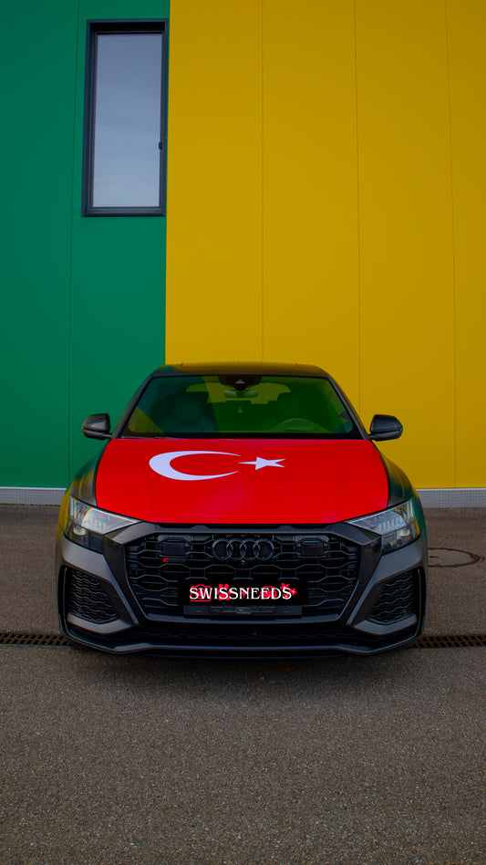 Türkiye Flagge Motorhaubenabdeckung