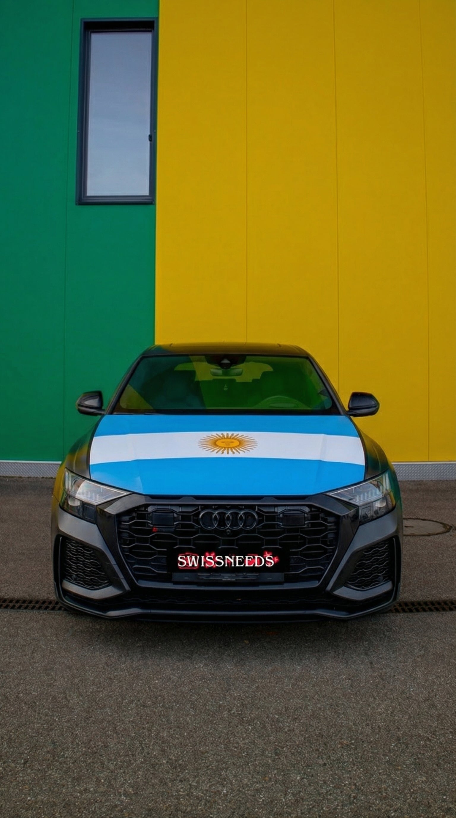 Argentinien Flagge Motorhaubenabdeckung