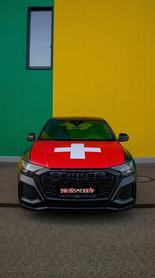Schweiz Flagge Motorhaubenabdeckung