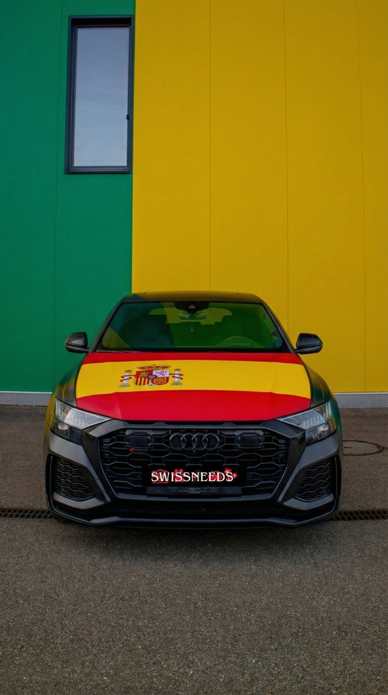 Spanien Flagge Motorhaubenabdeckung