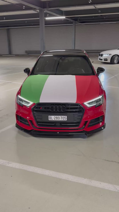 Italien Flagge Motorhaubenabdeckung